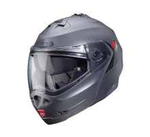 Щелепний шолом caberg модель duke x суцільний матовий сірий колір розмір l (пі UFOк в комплекті)