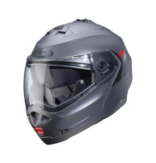 Щелепний шолом caberg модель duke x суцільний матовий сірий колір розмір l (пі UFOк в комплекті)