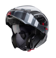 Щелепний шолом caberg модель horus x road колір матовий чорний/сірий/білий розмір l (пі UFOк в комплекті)