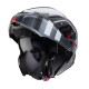 Щелепний шолом caberg модель horus x road колір матовий чорний/сірий/білий розмір l (пі UFOк в комплекті)