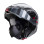 Щелепний шолом caberg модель horus x road колір матовий чорний/сірий/білий розмір m (пі UFOк в комплекті)