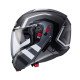 Щелепний шолом caberg модель horus x road колір матовий чорний/сірий/білий розмір xl (пі UFOк в комплекті)