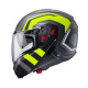 Щелепний шолом caberg модель horus x road колір матовий сірий/чорний/fluo жовтий розмір xl (замок в комплекті)