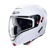 Щелепний шолом caberg модель horus x суцільний колір білий глянець розмір xl (пі UFOк в комплекті)
