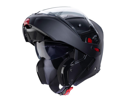 Щелепний шолом caberg модель horus x однотонний матовий чорний розмір xl (пі UFOк в комплекті)