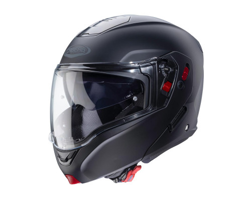 Щелепний шолом caberg модель horus x однотонний матовий чорний розмір xl (пі UFOк в комплекті)