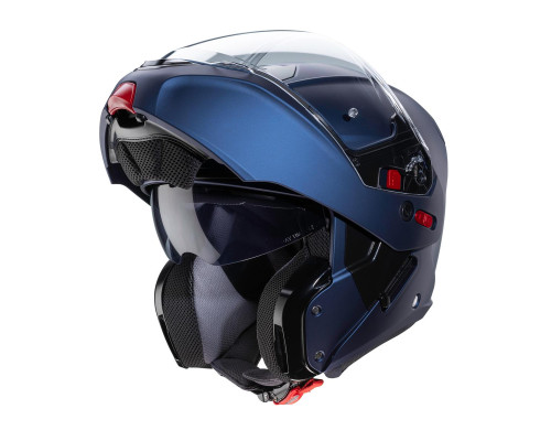 Відкидний щелепний шолом caberg модель horus x однотонний матовий синій (YAMAHA) розмір l (замок входить до комплекту)