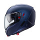 Щелепний шолом caberg модель horus x однотонний матовий синій (YAMAHA) розмір s (замок в комплекті)