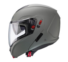 Щелепний шолом caberg модель horus x суцільний колір сірий матовий камуфляж розмір l (штифтовий замок в комплекті)