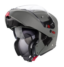 Щелепний шолом caberg модель horus x суцільний колір сірий матовий камуфляж розмір m (штифтовий замок в комплекті)