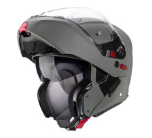 Щелепний шолом caberg модель horus x суцільний колір сірий матовий камуфляж розмір xl (пі UFOк в комплекті)