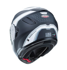 Щелепний шолом caberg модель levo sonar колір чорний/білий/сірий/сріблястий матовий розмір s