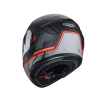 Щелепний шолом caberg модель levo x elite колір матовий чорний/сірий/червоний розмір xs (пі UFOк в комплекті)