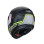 Щелепний шолом caberg модель levo x elite колір матовий чорний/сірий/fluo жовтий розмір s (штифтовий замок в комплекті)