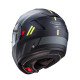 Щелепний шолом caberg модель levo x manta колір матовий чорний/сірий/fluo жовтий розмір s (замок в комплекті)