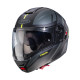 Щелепний шолом caberg модель levo x manta колір матовий чорний/сірий/fluo жовтий розмір s (замок в комплекті)