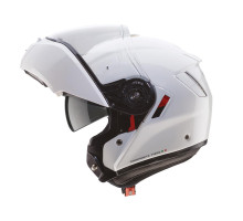 Щелепний шолом caberg модель levo x суцільний колір білий глянець розмір m (пі UFOк в комплекті)