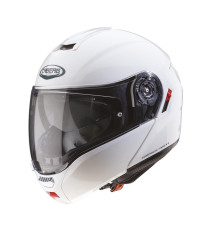 Щелепний шолом caberg модель levo x суцільний колір білий глянець розмір xxl (пі UFOк в комплекті)