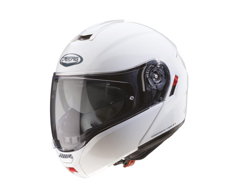 Щелепний шолом caberg модель levo x суцільний колір білий глянець розмір xxl (пі UFOк в комплекті)