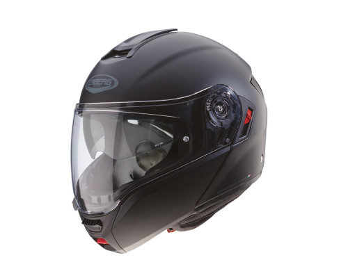 Щелепний шолом caberg модель levo x суцільний матовий чорний колір розмір l (пі UFOк в комплекті)