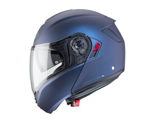 Щелепний шолом caberg відкидний модель levo x однотонний матовий синій (YAMAHA), розмір l (замок в комплекті)