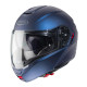 Відкидний щелепний шолом caberg модель levo x однотонний матовий синій (YAMAHA) розмір xl (замок в комплекті)