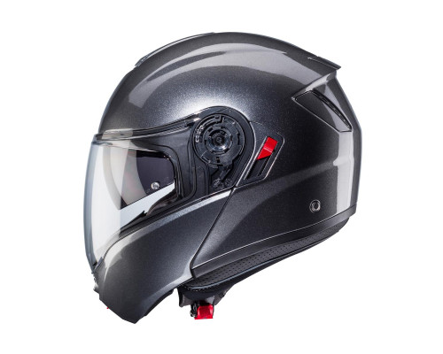 Щелепний шолом caberg відкидний модель levo x колір сірий металік розмір xl (пі UFOк в комплекті)
