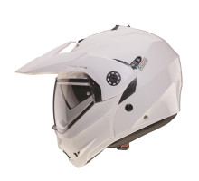 Caberg promotion flip-up щелепний шолом enduro модель tourmax (pinlock) колір білий металік розмір xs (5/5 зірок у тестах shar)