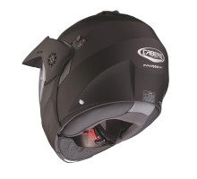 Щелепний шолом caberg promotion flip-up enduro модель tourmax (pinlock) колір матовий чорний розмір xs (5/5 зірок в різких тестах)
