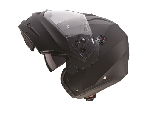Щелепний шолом caberg promotion відкидний модель duke ii (pinlock) колір матовий чорний розмір xl (5/5 зірок в різких тестах)