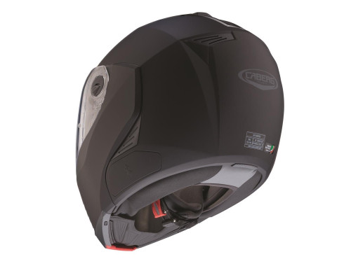 Caberg promotion фліп-ап модель sintesi щелепний шолом (пі UFOк) колір матовий чорний розмір xxxl (4/5 зірок в різких тестах)
