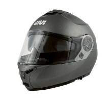 Givi helmet x.20 expedition solid - щелепний шолом з козирком - матовий сірий розмір xl / 61
