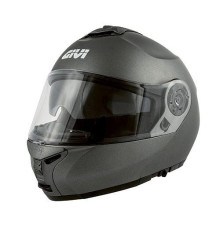 Givi helmet x.20 expedition solid - щелепний шолом з козирком - матовий сірий розмір xl / 61