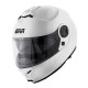 Givi helmet x.21 evo basic - щелепний шолом з козирком - білий розмір xs / 54