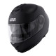 Givi helmet x.21 evo basic - щелепний шолом з козирком - чорний матовий розмір s / 56