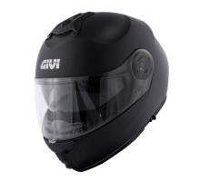 Givi helmet x.21 evo basic - щелепний шолом з козирком - чорний матовий розмір s / 56