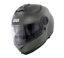 Givi helmet x.21 evo basic - щелепний шолом з козирком - сірий матовий розмір xl / 61