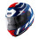 Givi helmet x.21 evo number - щелепний шолом з козирком - синій з графікою розмір l / 60