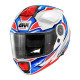 Givi helmet x.27 sector - щелепний шолом з козирком - білий з графікою розмір l / 60