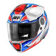 Givi helmet x.27 sector - щелепний шолом з козирком - білий з графікою розмір xl / 61