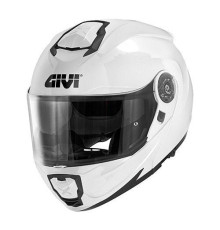 Givi helmet x.27 solid - щелепний шолом з козирком - білий розмір m / 58