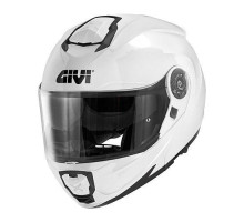 Givi helmet x.27 solid - щелепний шолом з козирком - білий розмір xl / 61