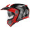 Givi helmet x.27 tourer - щелепний шолом з сечовим міхуром і знімним козирком - чорний з червоним - розмір s / 56