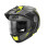 Givi helmet x.27 tourer - щелепний шолом з сечовим міхуром і знімним козирком - чорний з fluoресцентним покриттям - розмір s / 56