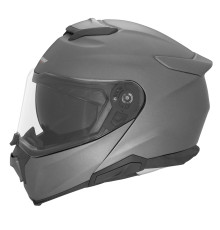 Відкидний шолом nox з козирком n967 solid titanium матовий розмір xl