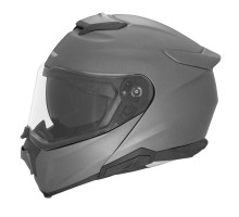 Відкидний шолом nox з козирком n967 solid titanium матовий розмір xl