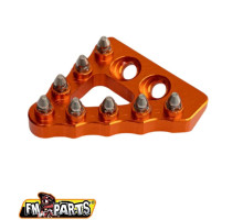 Fm-parts колодка заднього гальмівного важеля (широка) ktm/husqvarna колір помаранчевий