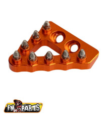 Fm-parts колодка заднього гальмівного важеля (широка) ktm/husqvarna колір помаранчевий