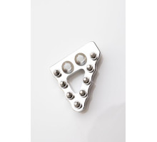 Fm-parts колодка заднього гальмівного важеля (широка) ktm/husqvarna колір срібло
