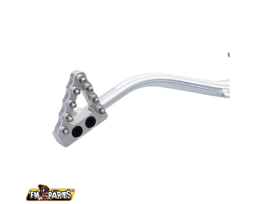 Fm-parts колодка заднього гальмівного важеля (широка) sherco se/sef '13-'24 колір срібло